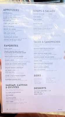 Menu photo 2 Fish City Grill Waxahachie, TX