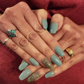 Dip nails - Pale aqua - Nail Salons Near Me - North Las Vegas, Nevada Dip nails - Pale aqua - Nail Salons Near Me - North Las Vegas, Nevada
