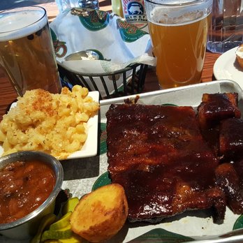 Cask'n Flagon - Mix Bbq platter with the amazing pork belly& ribs. - Sports Bars Near Me - Boston, Massachusetts Cask'n Flagon - Mix Bbq platter with the amazing pork belly& ribs. - Sports Bars Near Me - Boston, Massachusetts