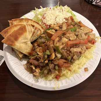 Sarah's Kabob Shop - Chicken Shawarma over Rice Plate - Mediterranean Near Me - Greensboro, North Carolina Sarah's Kabob Shop - Chicken Shawarma over Rice Plate - Mediterranean Near Me - Greensboro, North Carolina
