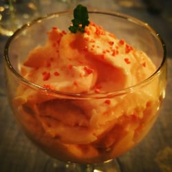 Auberge Moar Alm Restaurant - Erdbeerschaum