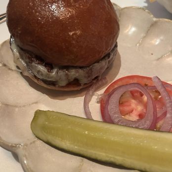 Augustine - Burger: juicy large patty, quality melted cheese, warm brioche bun. More plain here since was for my picky teen son. 4 stars - Desserts Near Me - San Jose, California Augustine - Burger: juicy large patty, quality melted cheese, warm brioche bun. More plain here since was for my picky teen son. 4 stars - Desserts Near Me - San Jose, California