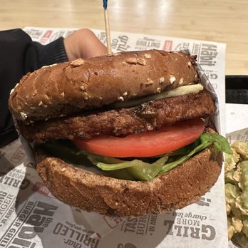 Habit Burger & Grill - Veggie Burger with Cheese - Salad Near Me - San Jose, California Habit Burger & Grill - Veggie Burger with Cheese - Salad Near Me - San Jose, California