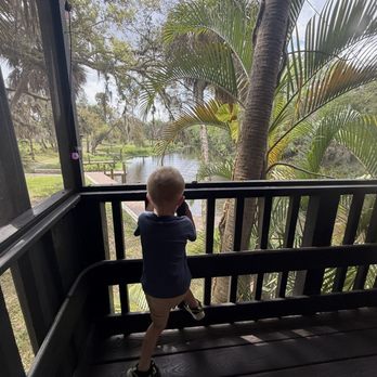Linger Lodge Restaurant & Campground - Porch views - Campgrounds Near Me - Bradenton, Florida