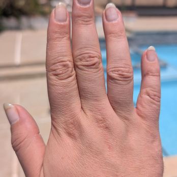 Blooming Nails and Spa - Manicure done by Nikki after a few hours of guitar - Nail Salons Near Me - La Habra, California Blooming Nails and Spa - Manicure done by Nikki after a few hours of guitar - Nail Salons Near Me - La Habra, California