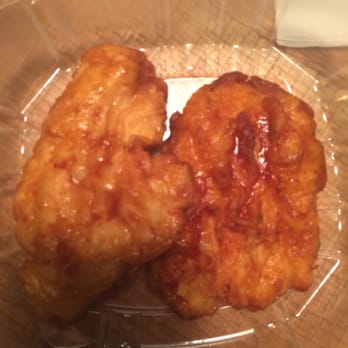 Bonchon Navy Yard - soy on left, spicy on right - Chicken Wings Near Me - Washington, DC, District of Columbia