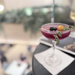 Chase Sapphire Lounge - Sapphire Cocktail by Apotheke
