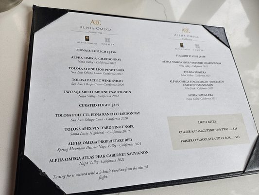 Menu photo 1 Alpha Omega Collective Paso Robles Paso Robles, CA Menu photo 1 Alpha Omega Collective Paso Robles Paso Robles, CA