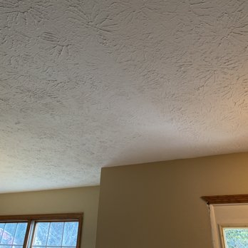 Akron Drywall and Painting - The ceiling that was patched to match the existing ceiling. - Drywall Installation & Repair Near Me - Akron, Ohio Akron Drywall and Painting - The ceiling that was patched to match the existing ceiling. - Drywall Installation & Repair Near Me - Akron, Ohio