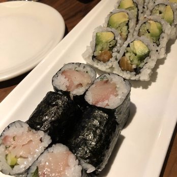 The 1126 Restaurant - Front: Yellowtail With Scallions; Back: Alaskan Roll - Sushi Bars Near Me - Columbus, Ohio The 1126 Restaurant - Front: Yellowtail With Scallions; Back: Alaskan Roll - Sushi Bars Near Me - Columbus, Ohio
