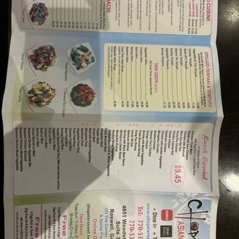 Chopstix - Menu as of 1/7/25 - Sushi Bars Near Me - Roswell, Georgia Chopstix - Menu as of 1/7/25 - Sushi Bars Near Me - Roswell, Georgia
