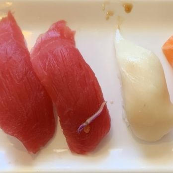 K.Sushi - Lunch special #7 salmon nigiri x4; shrimp nigiri x2; tuna nigiri x2; escolar x1 $17.99 so it's like $2 each piece. - Sushi Bars Near Me - Cerritos, California
