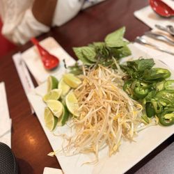 Tada’s Kitchen - Veggies for the pho