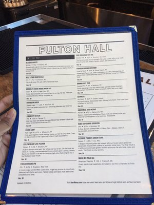 Menu photo 4 Fulton Hall Brooklyn, NY