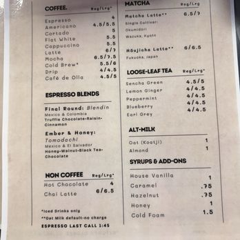 Dos Cuervos cafe - Menu 8/2026 - Coffee & Tea Near Me - Los Angeles, California
