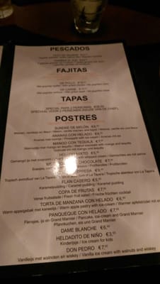 Menu photo 2 La Tapera Katwijk, ZH