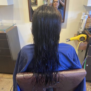Sol Salon - Before cut, my length and shape - Hair Salons Near Me - Culver City, California Sol Salon - Before cut, my length and shape - Hair Salons Near Me - Culver City, California