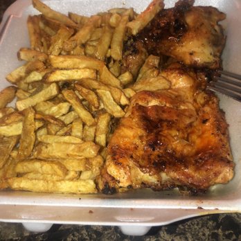 Cuisine Delmar - Half chicken and fries - New American Near Me - Pawtucket, Rhode Island