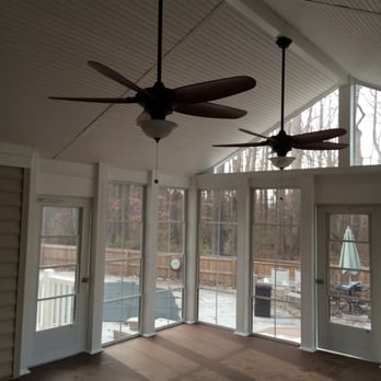 Decked Out Builders - Porch with EZ Breeze windows - Decks & Railing Near Me - Virginia Beach, Virginia