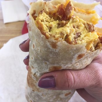 Los Beto's - I got the bacon breakfast burrito. I couldn't even eat half it's too huge. - Mexican Near Me - Nampa, Idaho Los Beto's - I got the bacon breakfast burrito. I couldn't even eat half it's too huge. - Mexican Near Me - Nampa, Idaho