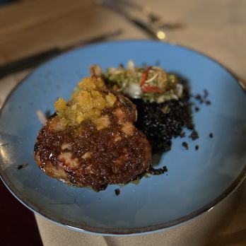 Robins Restaurant - Teriyaki Pork Chop - New American Near Me - Cambria, California Robins Restaurant - Teriyaki Pork Chop - New American Near Me - Cambria, California
