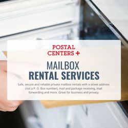 Postal Centers +
