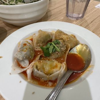 Shanghai time - Wonton in chili oil - Shanghainese Near Me - New York, New York Shanghai time - Wonton in chili oil - Shanghainese Near Me - New York, New York