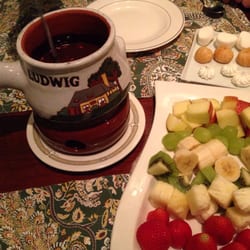 Ludwig Restaurant - Toblerone fondue!!!