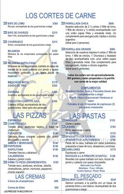 Menu photo 1 El Cuartito Azul Ciudad Juárez, CHH