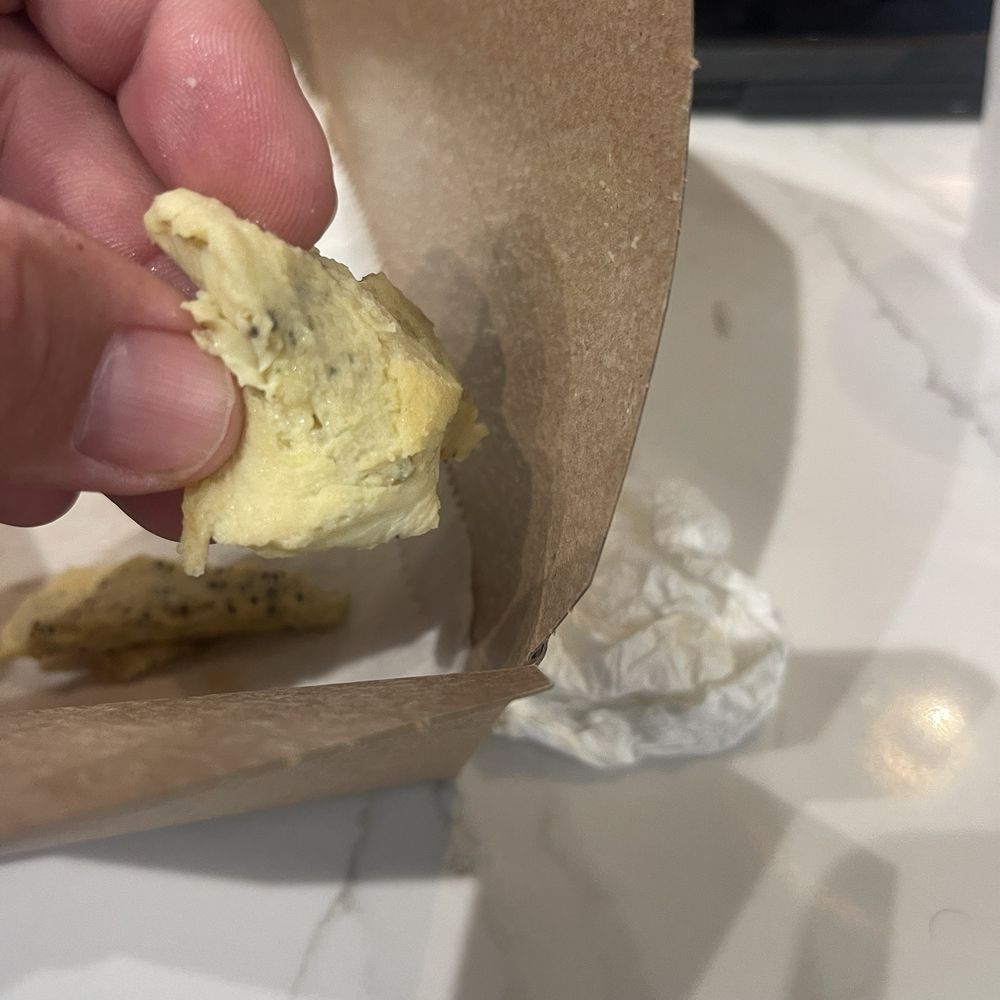 Honest Coffee Roasters - Some type of egg substance it's spongy and leathery terrible - Coffee Roasteries Near Me - Franklin, Tennessee