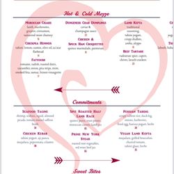 Barcha - Take a peek at our Valentine's Day Menu!
