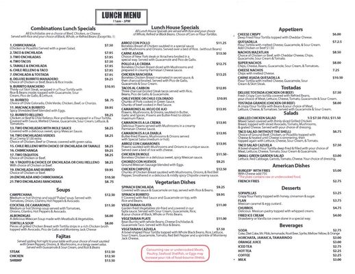 Menu photo 2 Mazatlan Mexican Restaurant Sherwood, OR Menu photo 2 Mazatlan Mexican Restaurant Sherwood, OR