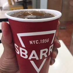 Sbarro - The size drink that comes with their meals.