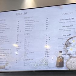 Forsythia Nail And Spa - Menu