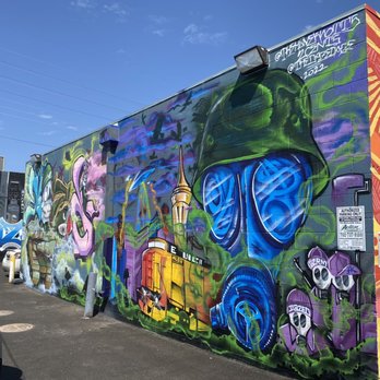 Gas Mask Mural - Public Art Near Me - Las Vegas, Nevada