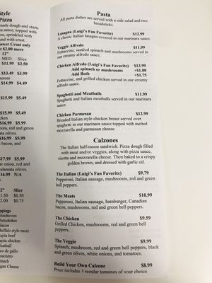 Menu photo 2 Luigi's Pizzeria Bellaire, TX Menu photo 2 Luigi's Pizzeria Bellaire, TX