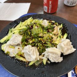 GW Supermarket - Another version from another stall of the spicy dumpling with chili sauce