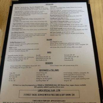 Low Desert Modern Mexican - Menu - Tacos Near Me - Palm Springs, California Low Desert Modern Mexican - Menu - Tacos Near Me - Palm Springs, California