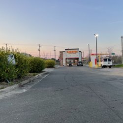 Popeyes Louisiana Kitchen - It's in a kind of an awkward spot. It's directly across the road from Chik but you might get there through the strip mall parking lot.