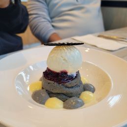 Black sesame cheesecake Black sesame cheesecake