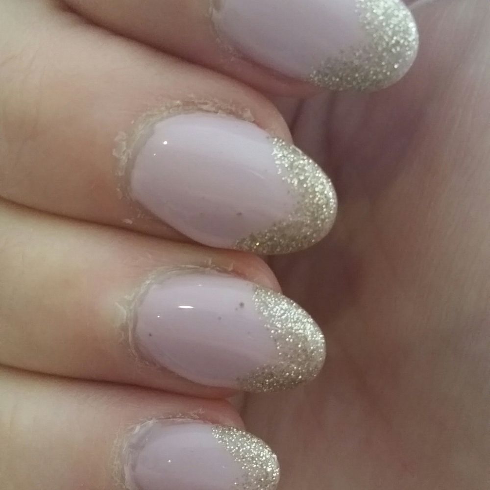 Angels Nails - 2 days after I got them done. All the bubbles recklessly left on top are filled with dirt :/ - Nail Salons Near Me - Bakersfield, California Angels Nails - 2 days after I got them done. All the bubbles recklessly left on top are filled with dirt :/ - Nail Salons Near Me - Bakersfield, California