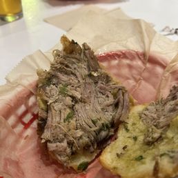 Lechón--that's my half. Good portion