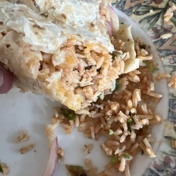 Baja Fresh - The burrito is all rice! - Mexican Near Me - San Clemente, California