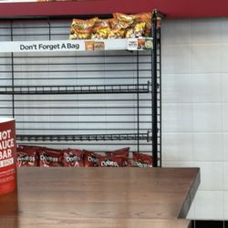 Firehouse Subs - This was the chip choices.  Out of stock on many items.  Told they didn't get supplies