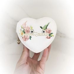 The Haute Press - Hand, painted leather jewelry case