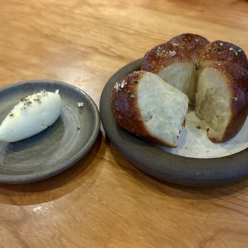 Mei - Milk Bread with Brown Butter & Tulsi Basil - Asian Fusion Near Me - St. Petersburg, Florida Mei - Milk Bread with Brown Butter & Tulsi Basil - Asian Fusion Near Me - St. Petersburg, Florida