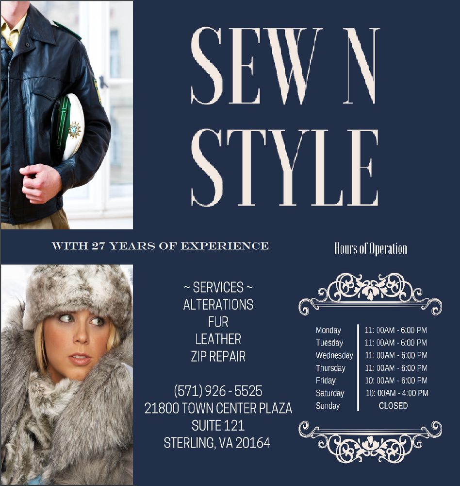 SEW N STYLE Updated August 2024 21800 Towncenter Plz, Sterling