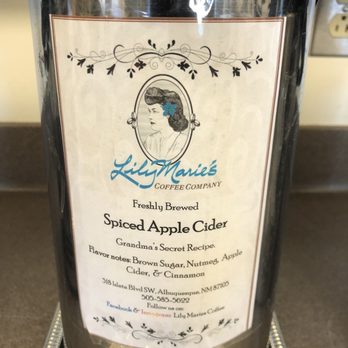 Lily Marie’s Coffee - Grandmas Secret Recipe Cider - Coffee & Tea Near Me - Albuquerque, New Mexico