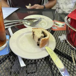 Ferrari's Little Italy and Bakery - The breads were different and tasty. This is the olive bread.