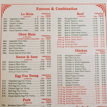 China Lin - Menu as of 9-5-22 - Chinese Near Me - Phenix City, Alabama
